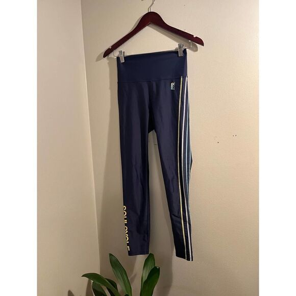 Soulcycle X PE Nation Navy Incline Leggings Sz. S - Picture 3 of 8